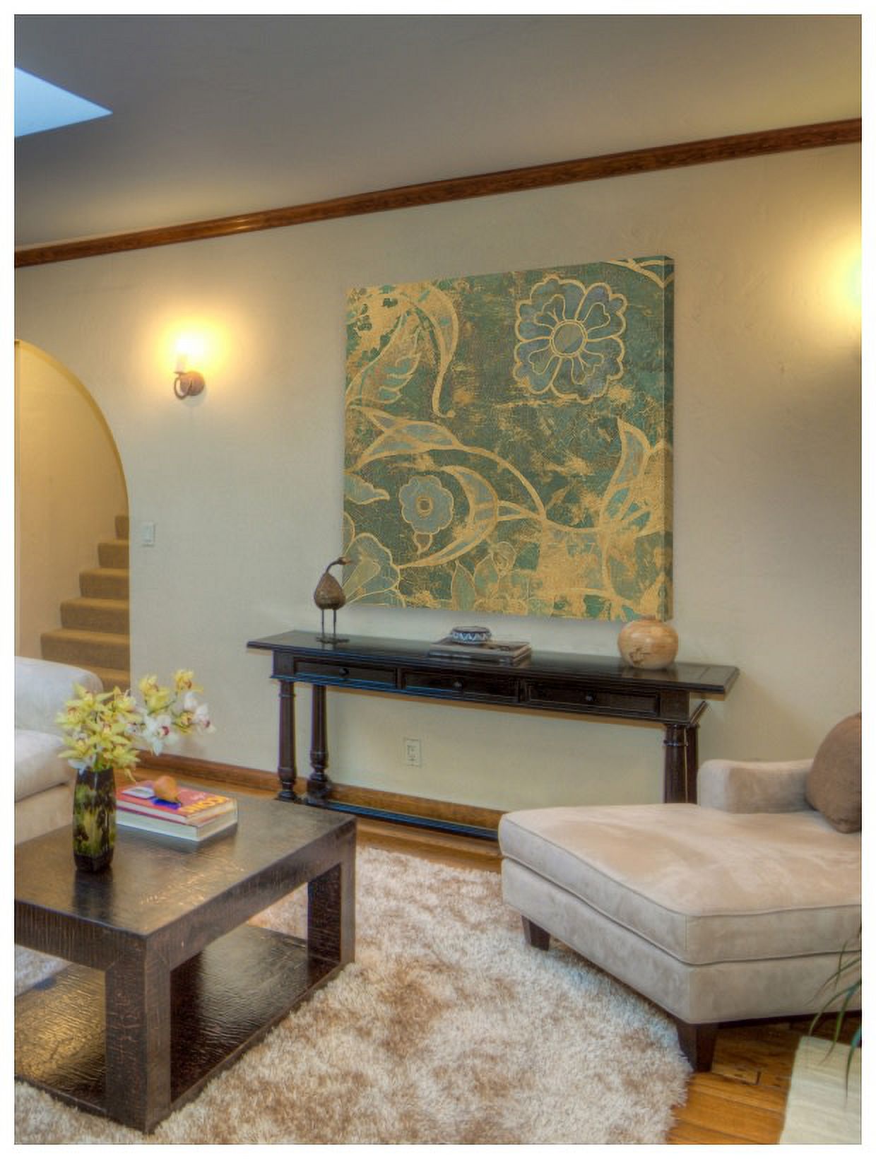 "Persian Tile I" Painting Print on Wrapped Canvas