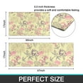 thumbnail image 7 of Pioneer Flower Floral Print Pattern Kitchen Rugs Sets Of 2,Anti Fatigue Kitchen Mat Rugs Non Slip Washable,Decorative Kitchen Floor Mats for Kitchen,Sink,Laundry,17"x30"+17"x47", 7 of 7