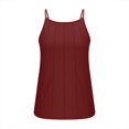 thumbnail image 4 of Liquidation d'Économies! Hauts Grande Taille pour Femmes, Hauts à Manches Courtes d'Été pour Femmes, Débardeur Ample à Col Rond Froncé Sans Manches Décontracté Basique, 4 of 5