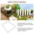 thumbnail image 4 of FONDOTIN 1Set Mini Fence for Mini Garden Decoration Square Shape Wood Iron Composite, 4 of 7