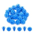 thumbnail image 2 of Unique Bargains 20 Pcs Blue Car Plastic Push in Fastener Rivets Clips 9mm x 12mm x 18mm, 2 of 2