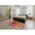 thumbnail image 4 of Ahgly Company Indoor Rectangle Traditional Brown Persian Area Rugs, 7' x 10', 4 of 6