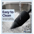 thumbnail image 5 of Toilet Unclogging Tool - Heavy Duty Plunger with Unique Unclogging Design - Removal Tool for Unclogging Toilets - Black, 5 of 5
