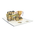 thumbnail image 5 of Clispeed Graduation Wish Card 3D Popup Golden Paper 1 Set for Most Festivals and Holidays, 5 of 8