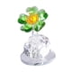 thumbnail image 3 of Adorno de flores, estatuilla transparente, estatua de decoración artística, escultura para centro de mesa de fiesta, sala de reuniones, sala de estar verde, 3 of 8