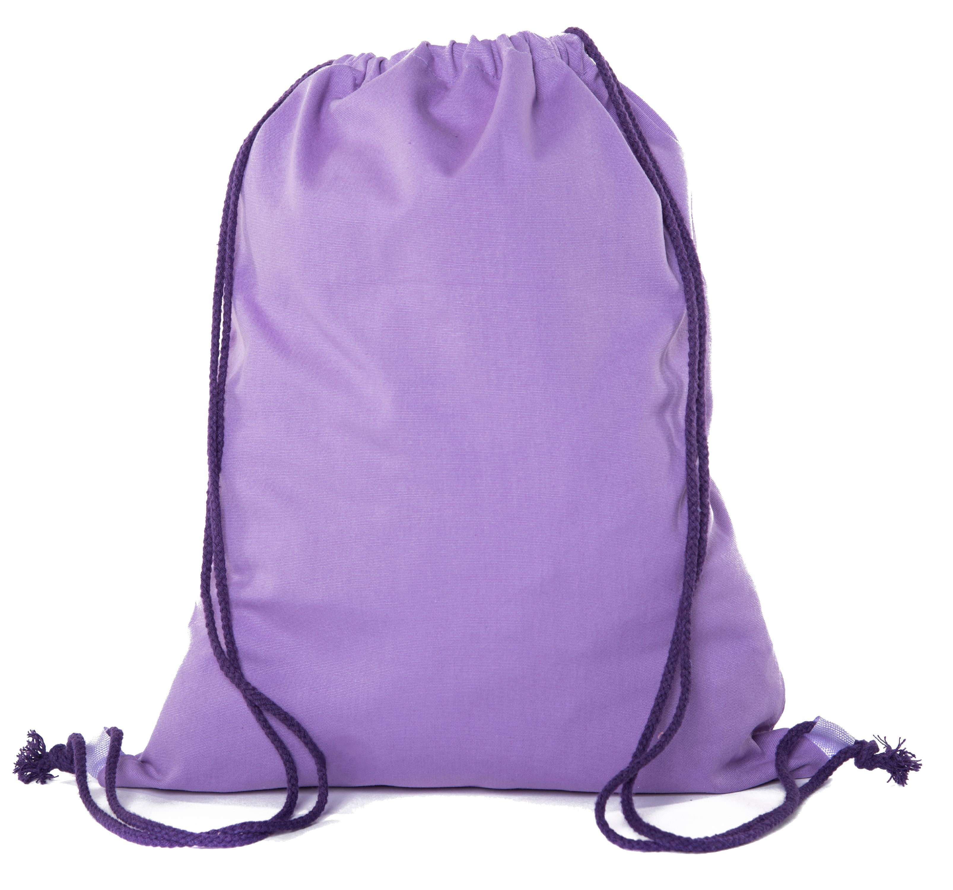 Multi-Purpose 100 % Cotton Canvas Drawstring Backpacks-Wholesale Heavy ...