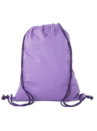 Fair Trade Drawstring Backpack, set of 10pcs – 100% cotton, 1 col