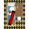 thumbnail image 3 of CafePress - Grandpa Golf Club Father's Day Greeting Card With - Greeting Card, Blank Inside Glossy, 3 of 5