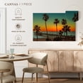 thumbnail image 5 of Elephant Stock Ny Beach Pier Wall Art - Horizontal Canvas Wall Art - Living Room Wall Decor - Nautical Canvas - Orange And Teal Decor - 12" x 8", 5 of 8