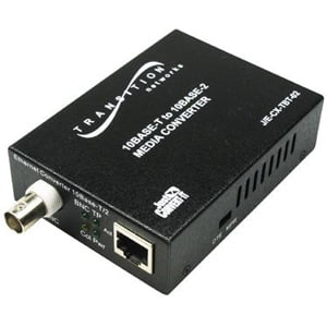 Transition Networks J/E-CX-TBT-02-NA Transition Networks Just Convert-IT J/E-CX-TBT-02 RJ-45 To BNC Media Converter – 1 x RJ-45 , 1 x BNC – 10Base-T, 10Base-2 Transition Networks J/E-CX-TBT-02-NA Transition Networks Just Convert-IT J/E-CX-TBT-02 RJ-45 To BNC Media Converter – 1 x RJ-45 , 1 x BNC – 10Base-T, 10Base-2