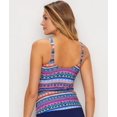 thumbnail image 2 of Profile by Gottex Tapestry Tankini Top D-Cups, 2 of 4