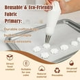 thumbnail image 4 of Kit de Repostería Reutilizable de 9 Piezas con Bolsa de Algodón Resistente Boquillas de Acero Inoxidable Acoplador y Cepillo para Decorar Pasteles y Cupcakes, 4 of 6