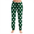 thumbnail image 2 of Trgacdwlo Star Print Pj Pants Women Loose Fit Joggers Women's Pajama Bottoms Elastic Waist Drawstring Cozy Sleep Pants for Women with Pocket, 2 of 5