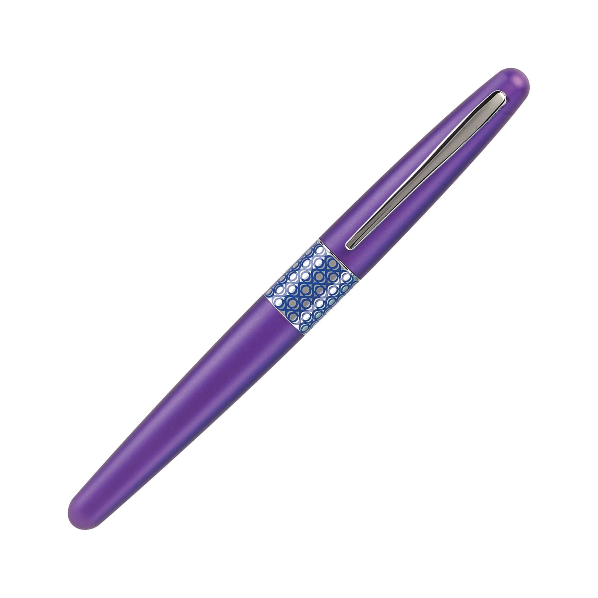MR Retro Pop Collection Fountain Pen Gift Box 0.7mm, Black Ink, Purple Barrel