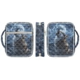 thumbnail image 2 of ZUXONGSY Wolf Moon Lightning Print Bible Cover Case for Women Large Bible Bag Large Scripture Bag with Handle Christian Tote Bag for Essentials, 2 of 7