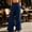*Navy, variant on ClodeEU Women's Elastic High Waist Ruffle Hem Linen Wide Leg Pants,Casual Loose Trousers with Pockets Army Green,Women's Plus L