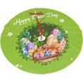 thumbnail image 5 of Easter Eggs Bunny Christmas Tree Skirt Happy Easter Day Tree Skirt Ornament for Easter Holiday Party Home Decoration.30, 5 of 5