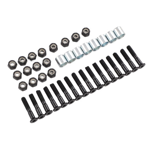 Kit De Hardware De , Tornillos De Longboard Tornillos De Tuercas Kit De Hardware Con 16 Tornillos 16 Tuercas 8 Arandelas