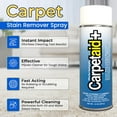 thumbnail image 2 of JJEAN-Carpet Aid Spot and Stain Remover, pH Balanced Cleaner for Carpets, Rugs, and Upholstery – Removes Oil, Grease, Ink, Coffee, Pet Urine, and Lipstick, 2 of 4