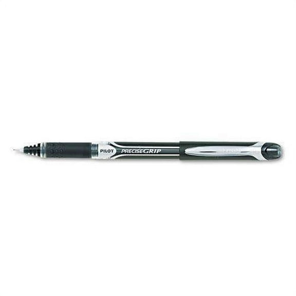 PILOT 28901 Precise Grip Roller Ball Stick Pen, Black Ink, 1mm, 1 Dozen
