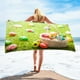 thumbnail image 2 of Yhmxh Toalla de playa de microfibra Toalla de baño súper colorida Manta de playa a prueba de arena Toalla multiusos para viajes Piscina 30x60 pulgadas Lavable a máquina, 2 of 6