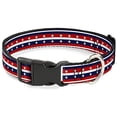 thumbnail image 1 of buckle-down bac-w30195-nl breakaway cat collar, 1 2" wide - fits 9-15" neck - large, americana, 1 of 1
