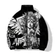 thumbnail image 2 of Ropa de algodón estampada de moda y de moda para hombre, parka personalizada con estampado de diosa Libra, chaquetas para hombre cómodas y cálidas, 2 of 5