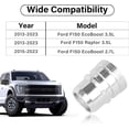 thumbnail image 3 of Silvery Blow Off Valve Mod, Vent to Atmosphere (VTA) Mod Plug for Ford F150 EcoBoost/Raptor 2.7L 3.5L 2013-2023 for F150 Accessories, 3 of 8