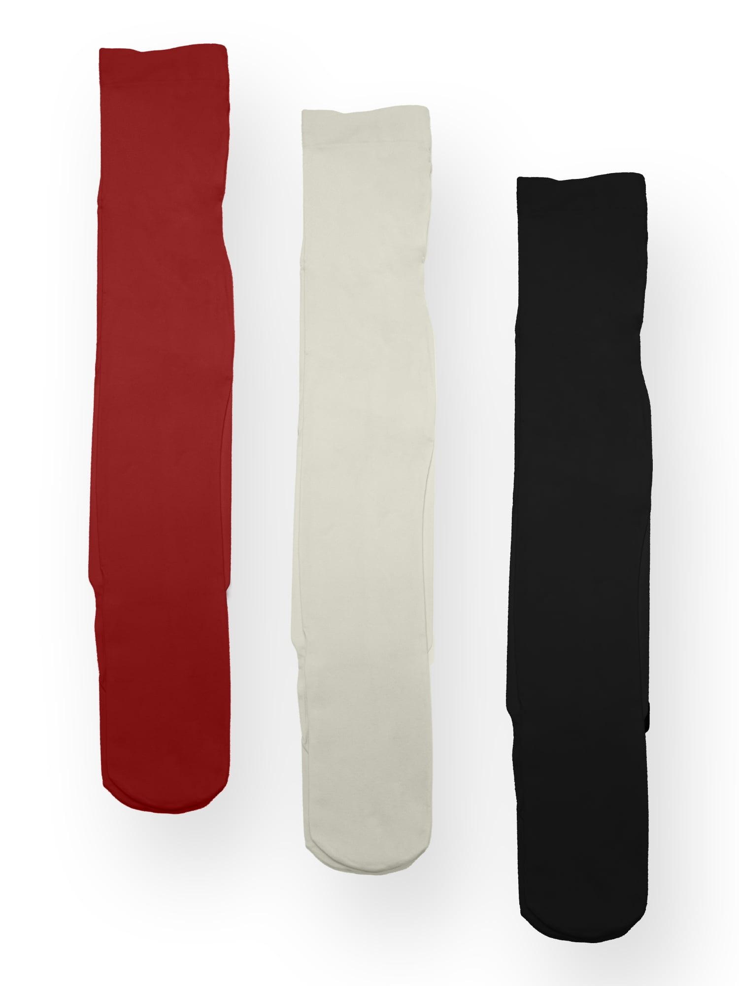 Wonder Nation Girls' Opaque Tights, 3 Pack, Sizes 4-16