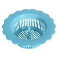 thumbnail image 2 of Kitchen Sink Strainer Basket, Flower Shaped Drain Filter with Fine Mesh Compact Handle for Hair Catcher and Clog Prevention, Non-slip Odor Resistant for Bathroom and Kitchen Sinks Aestivo, 2 of 7