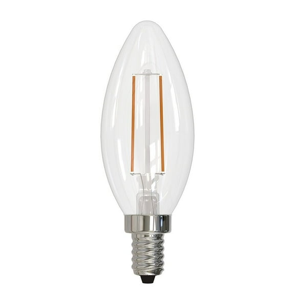 Bulbrite Pack of (8) 4 Watt Dimmable Clear B11 LED Light Bulbs with Candelabra (E12) Base, 3000K Soft White Light, 350 Lumens