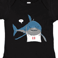 thumbnail image 4 of Inktastic Shark Dinner Boys or Girls Baby Bodysuit, 4 of 5