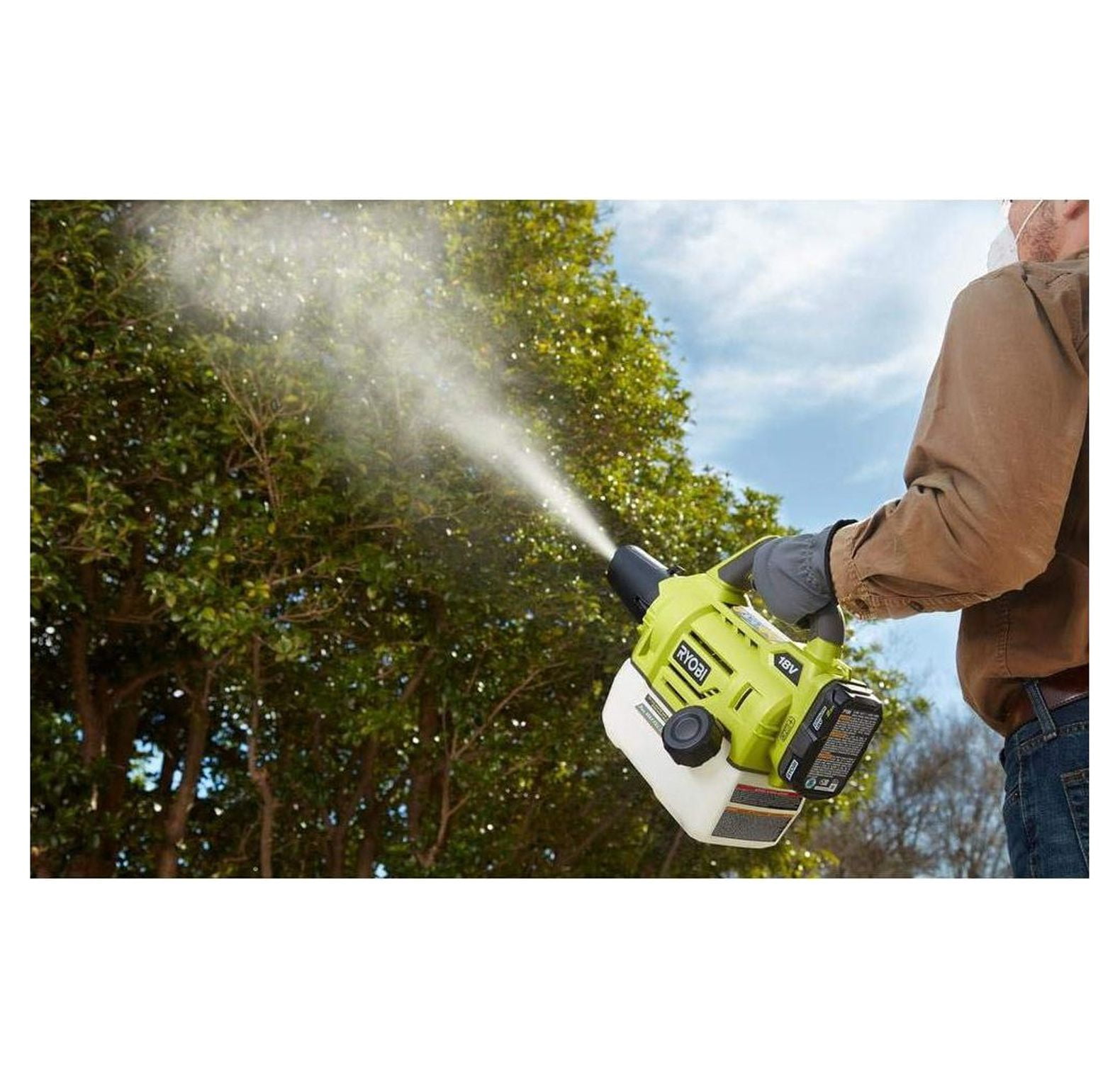 Ryobi fogger disinfectant solution hotsell