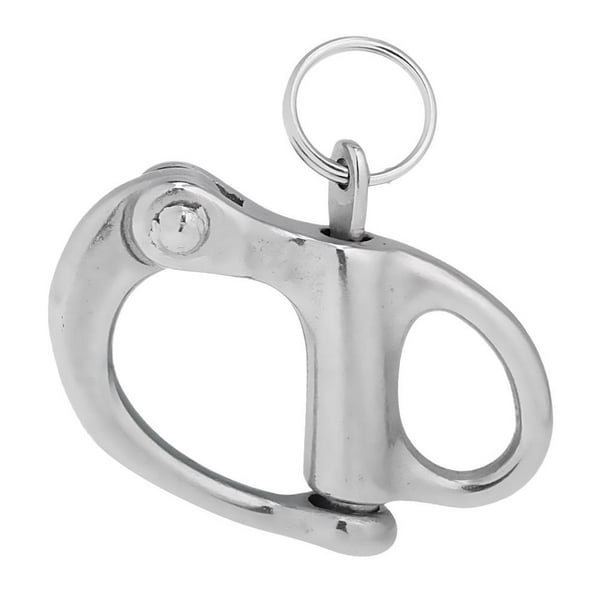 Marine Boat Stainless Steel 1/4'' Ring With 3 Way Swivel Ring Tackle F