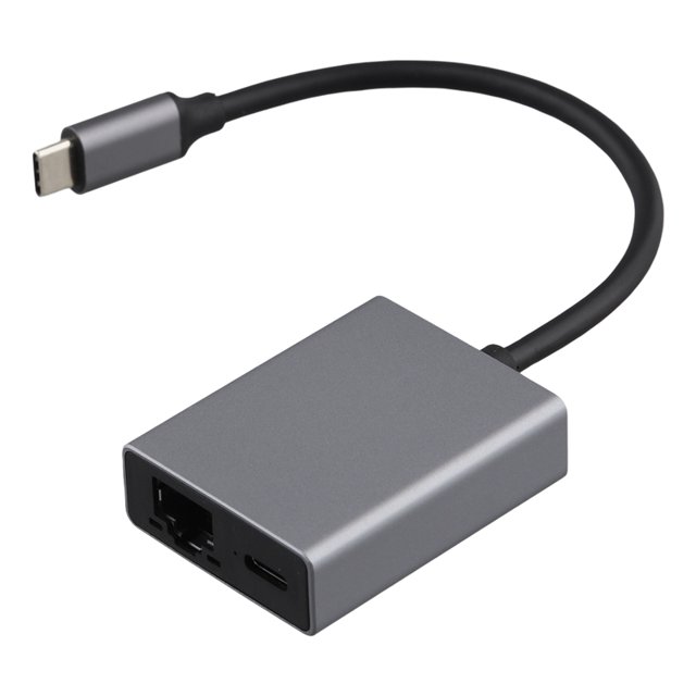 Adaptador Ethernet de Tarjeta de Red Externa USB C Tipo C A RJ45 de 1000 Mbps para 4K para Computadora Portátil y Tableta