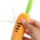 thumbnail image 5 of Juguetes para masticar con forma de zanahoria para perros y mascotas, con cara divertida, juguetes de peluche suaves y chirriantes para cachorros, accesorios de entrenamiento para la limpieza de, 5 of 5