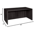 thumbnail image 5 of Legacy 60" Wood Desk Shell in Ash Grey, 5 of 6