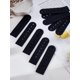 thumbnail image 1 of 40 Sets PE Plastic 7 Holes Hat Replacement Fasteners Buckle Strap Extender Baseball Cap Cowboy Hat Snap Strap Clip Black 81x20x4mm Hole: 2.6mm, 1 of 3