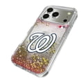 thumbnail image 2 of Washington Nationals Linen Logo iPhone Glitter Case, 2 of 6