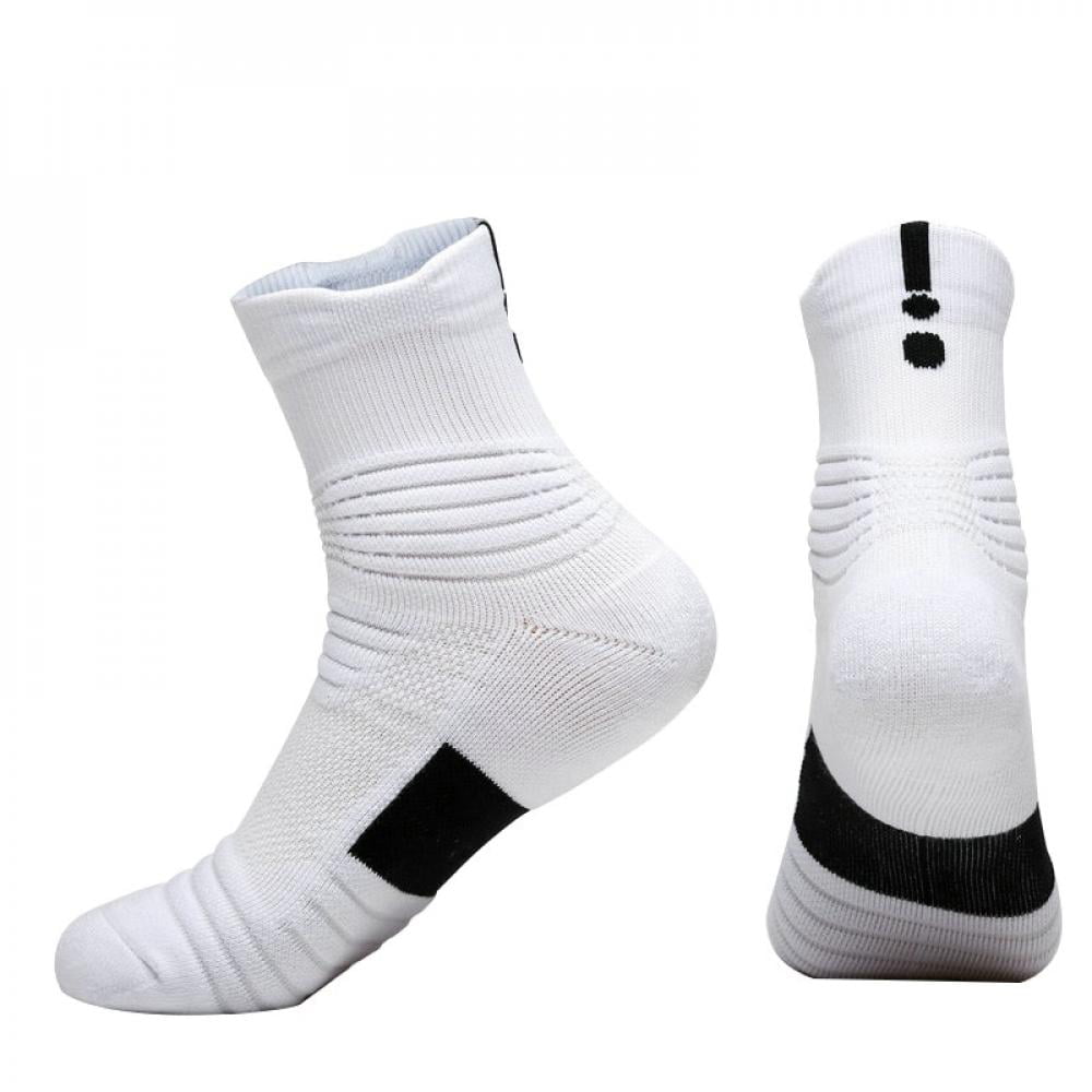 Pink Details about   1 Pair Anti‑Slip Socks Breathable Basketball Athletic Protection Socks 