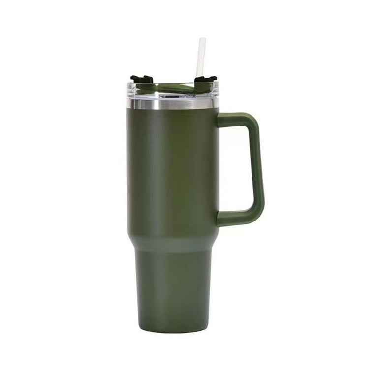 40 OZ Adventure Quencher Travel Tumbler Insulated Cup Handle Lid Not Stanley