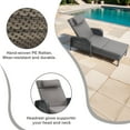 thumbnail image 2 of POCASSY Outdoor Wicker All Weather Chaise Reclining Lounges with Cushions (Set of 4), 2 of 8