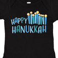 thumbnail image 4 of Inktastic Happy Hanukkah with candles Boys or Girls Baby Bodysuit, 4 of 5