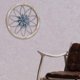 thumbnail image 4 of Decoración de pared de metal con flores, adorno decorativo moderno de pared, escultura de pared para el hogar Azul, 4 of 8
