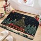thumbnail image 4 of Alfombra de Baño de Diatomeas de Papá Noel con Imitación de Punto | Felpudo Navideño de Poliéster Antideslizante | Alfombra Decorativa Navideña | Decoración Suave, Duradera y Festiva para El Hogar, 4 of 6