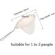 thumbnail image 2 of 2pc 4 Inch Stainless Steel Handle Tabi Reusable Coffee Tea S DXGHC, 2 of 5