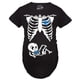 thumbnail image 3 of Camiseta de maternidad Crazy Dog Skeleton Halloween Black L, 3 of 9