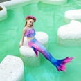 thumbnail image 3 of 2025 Girls Swimming Mermaid Tail 4 Pcs Sets Kids Mermaid Swimwear, 3 of 6