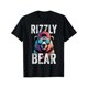 thumbnail image 1 of Rizzly Bear Grizzly W Rizz Rizzler Fun Rizz T-shirts for boys and girls, 1 of 7