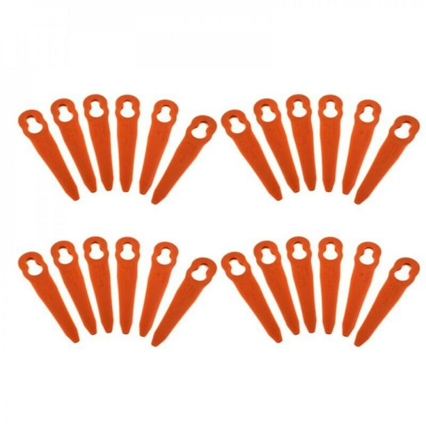 CawBing 24PCS Replacement Grass Trimmer Blades Plastic Cutter for Stihl